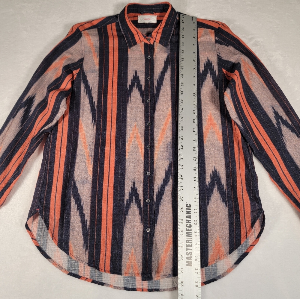 Xirena Beau Shirt In Flame Orange, Size S - Picture 3 of 11
